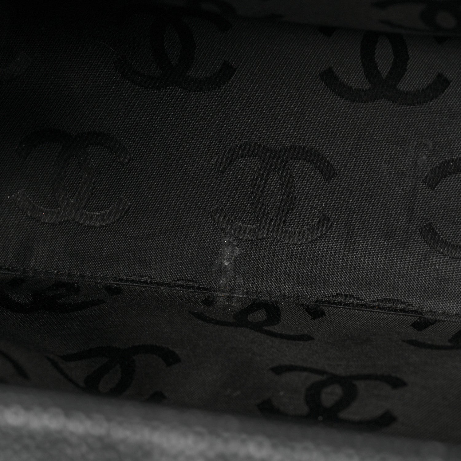 Chanel Caviar CC Stitched Small Tote Black 12 of 19