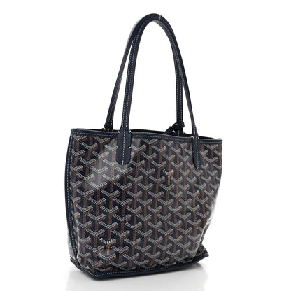 Goyard Goyardine Reversible Mini Anjou Navy 5 of 16