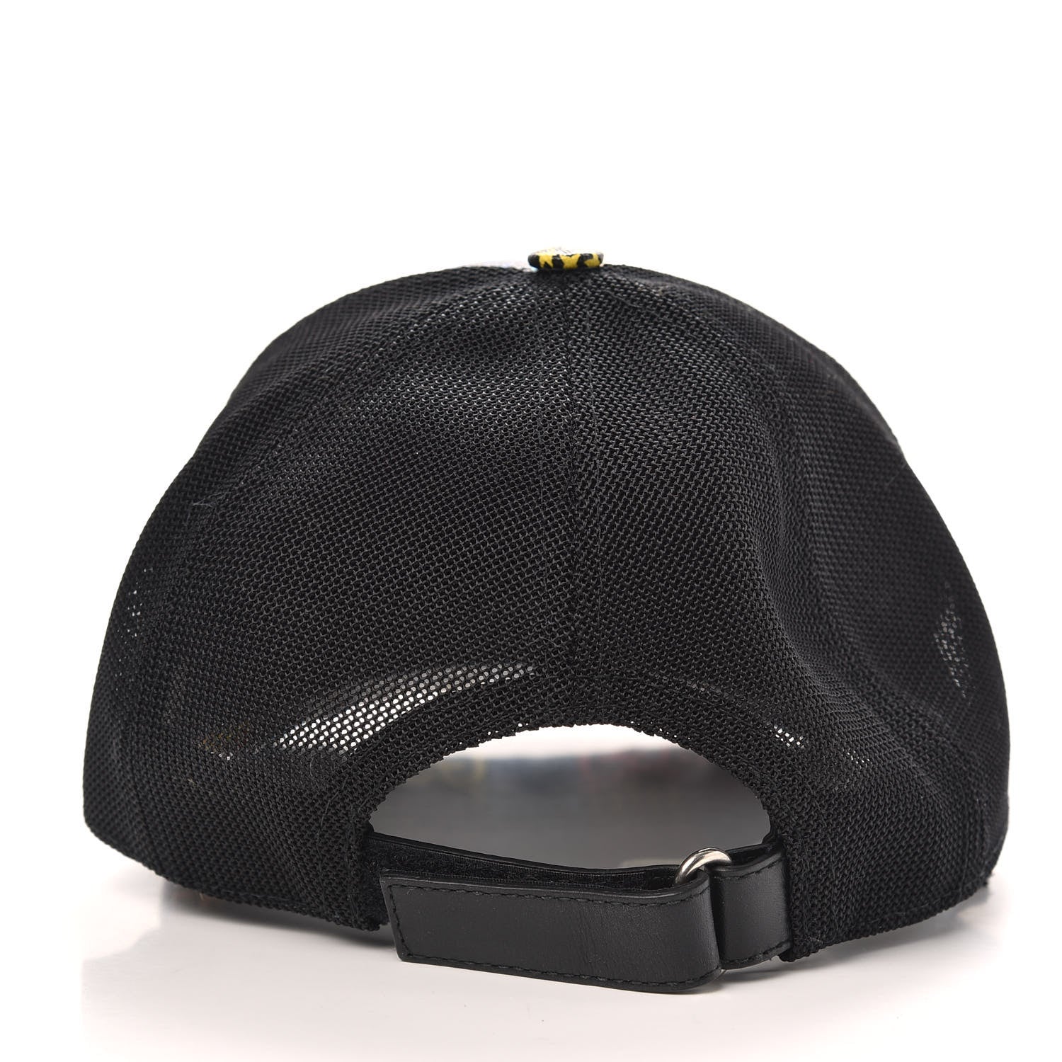 Gucci GG Supreme Monogram Psychedelic Baseball Hat XL 60 Black 3 of 9