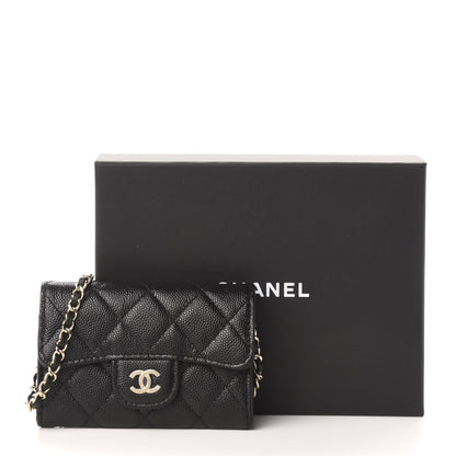 Chanel Caviar Quilted Flap Classic Belt Bag Black 12 of 12