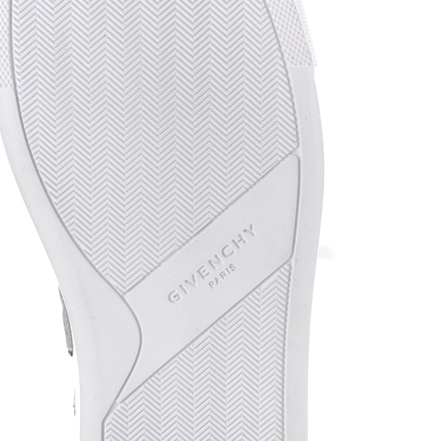 Calfskin Reverse Logo Urban Street Sneakers 40 White Grey