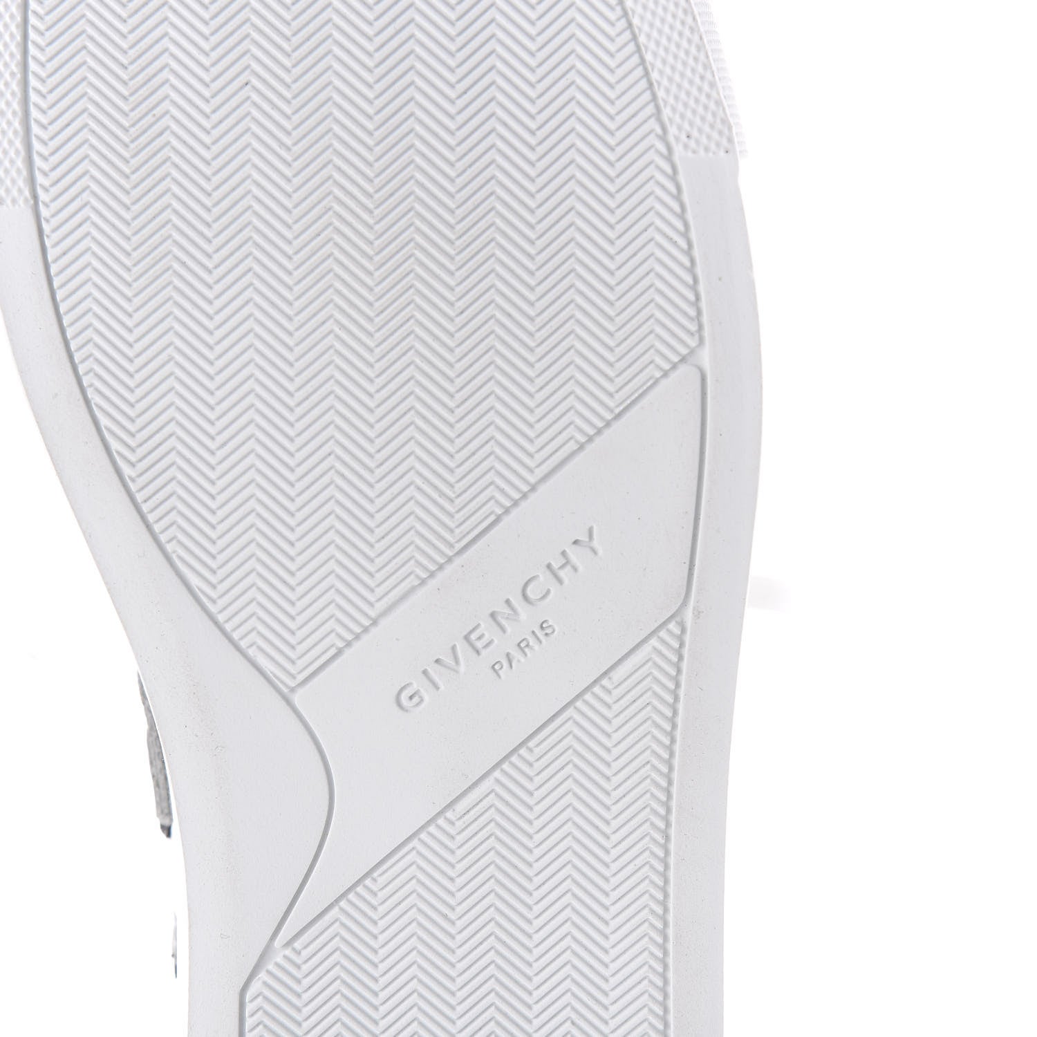 Givenchy Calfskin Reverse Logo Urban Street Sneakers 40 White Grey 8 of 10