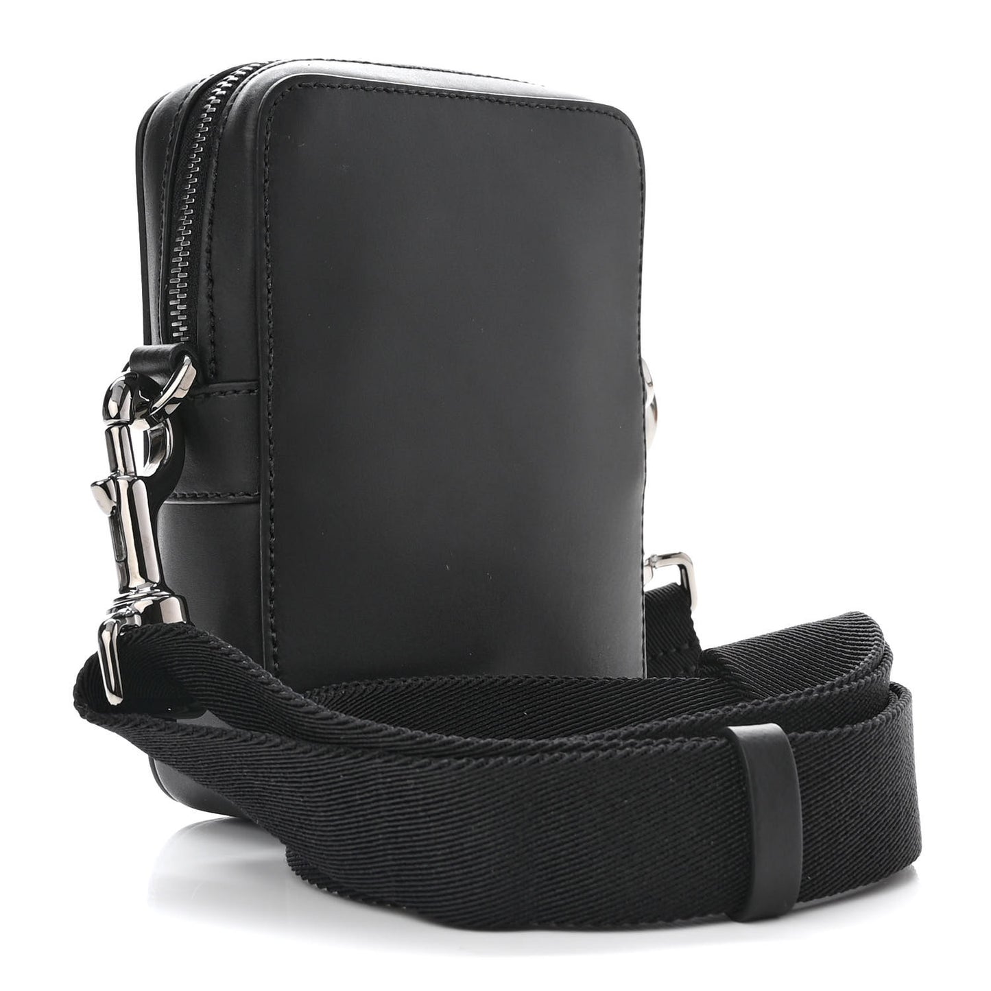 Calfskin VLTN Neon Messenger Bag Black