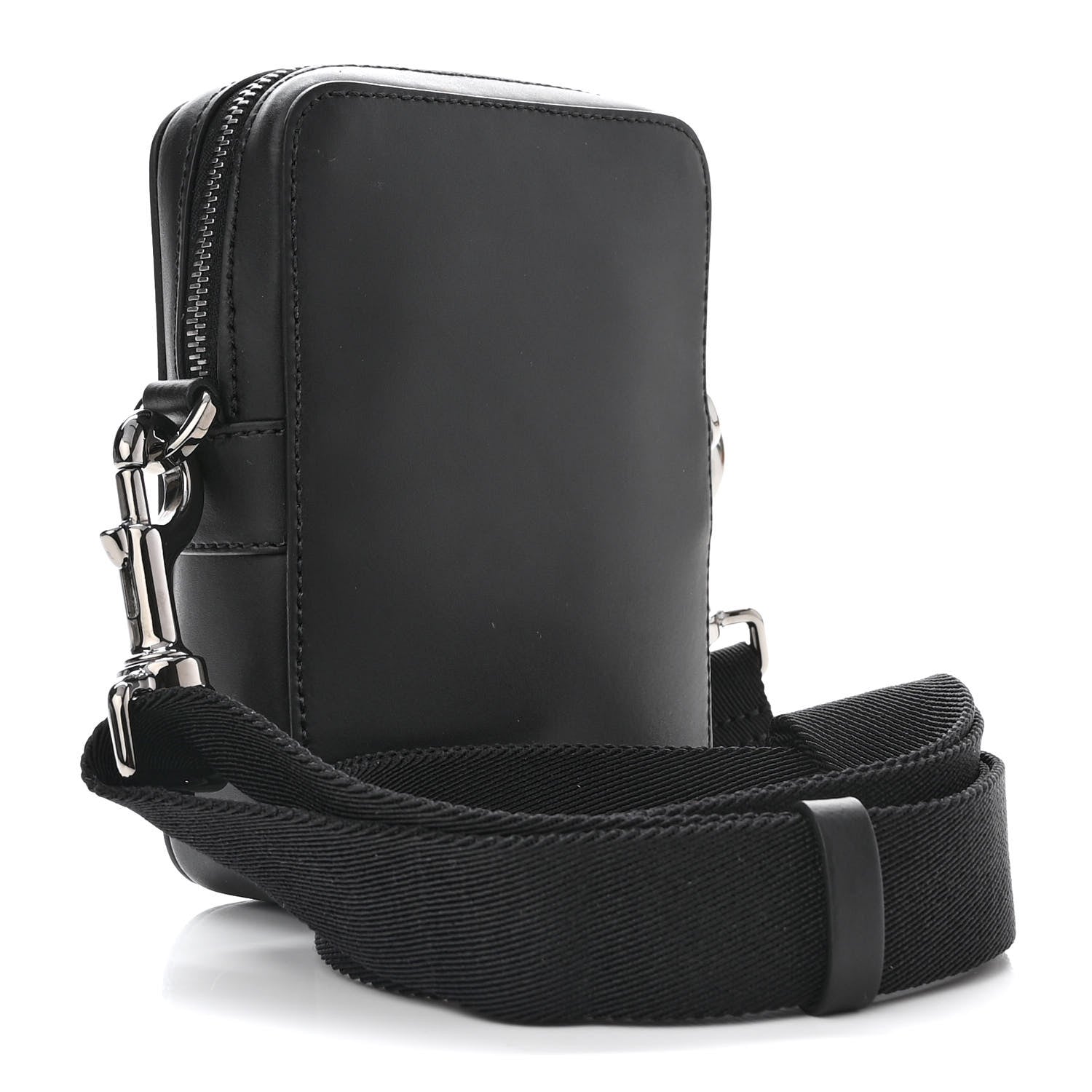 Valentino Garavani Calfskin VLTN Neon Messenger Bag Black 3 of 9