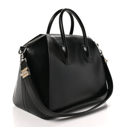 Givenchy Shiny Lord Calfskin Medium Antigona Black 2 of 12