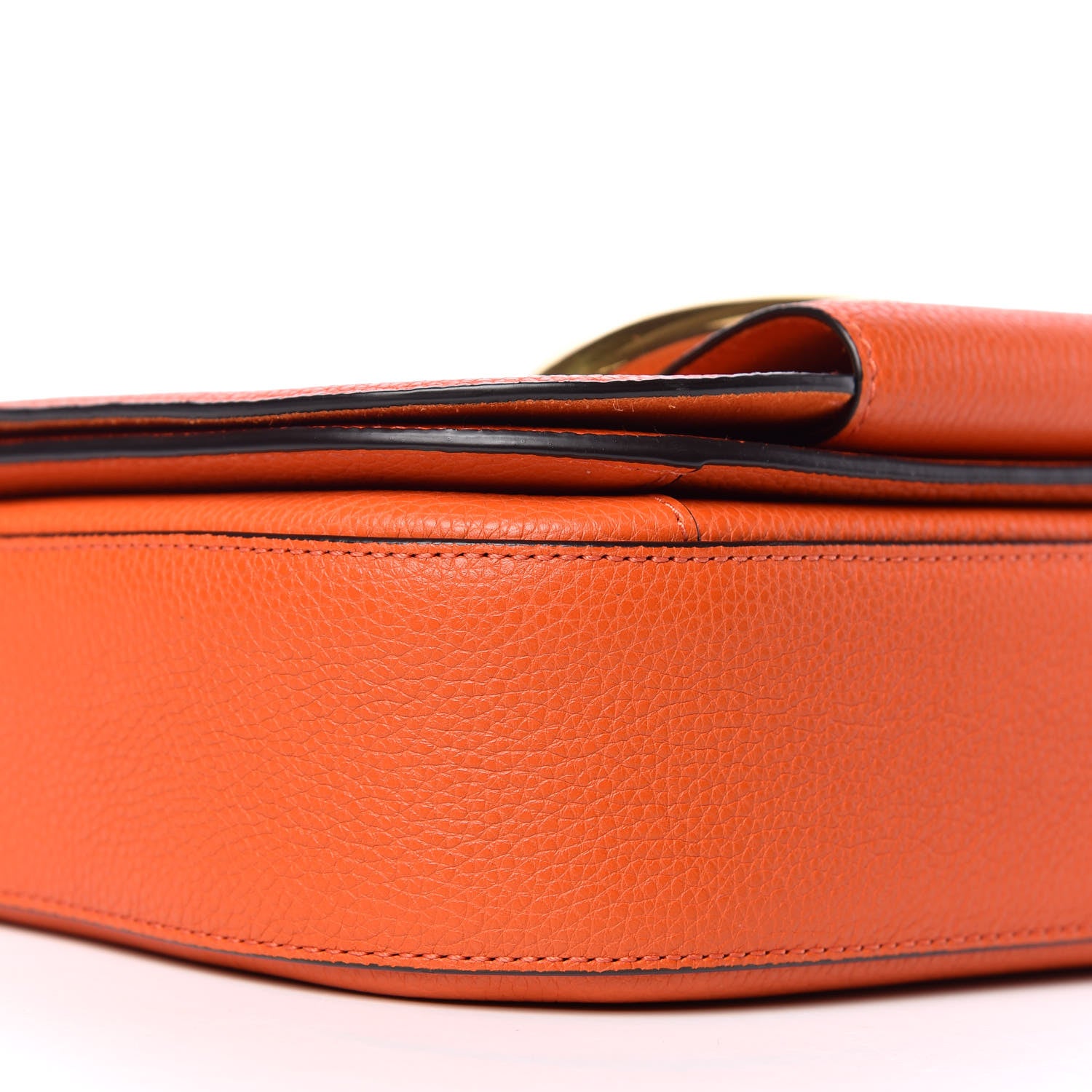 Mulberry Classic Grain Small Selwood Orange 7 of 8