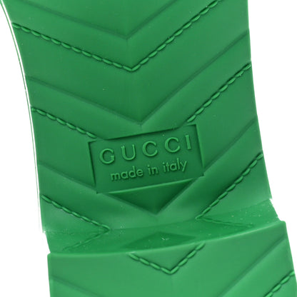 Gucci Rubber Gucci Logo Womens Platform 20/60mm Slide Sandals 40 New Shamarock 6 of 9