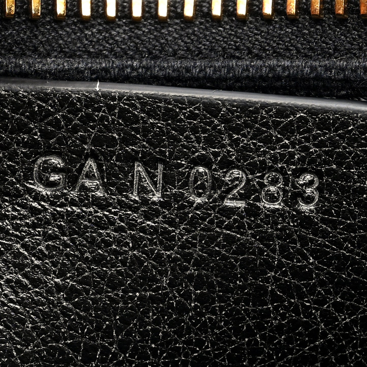 Aged Calfskin Mini Voyou Boyfriend Party Bag Black