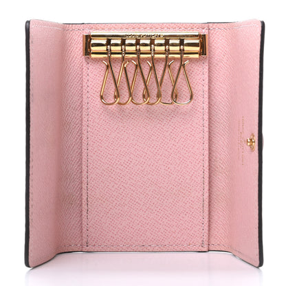 Louis Vuitton Damier Ebene Multicles 6 Key Holder Rose Ballerine 5 of 9