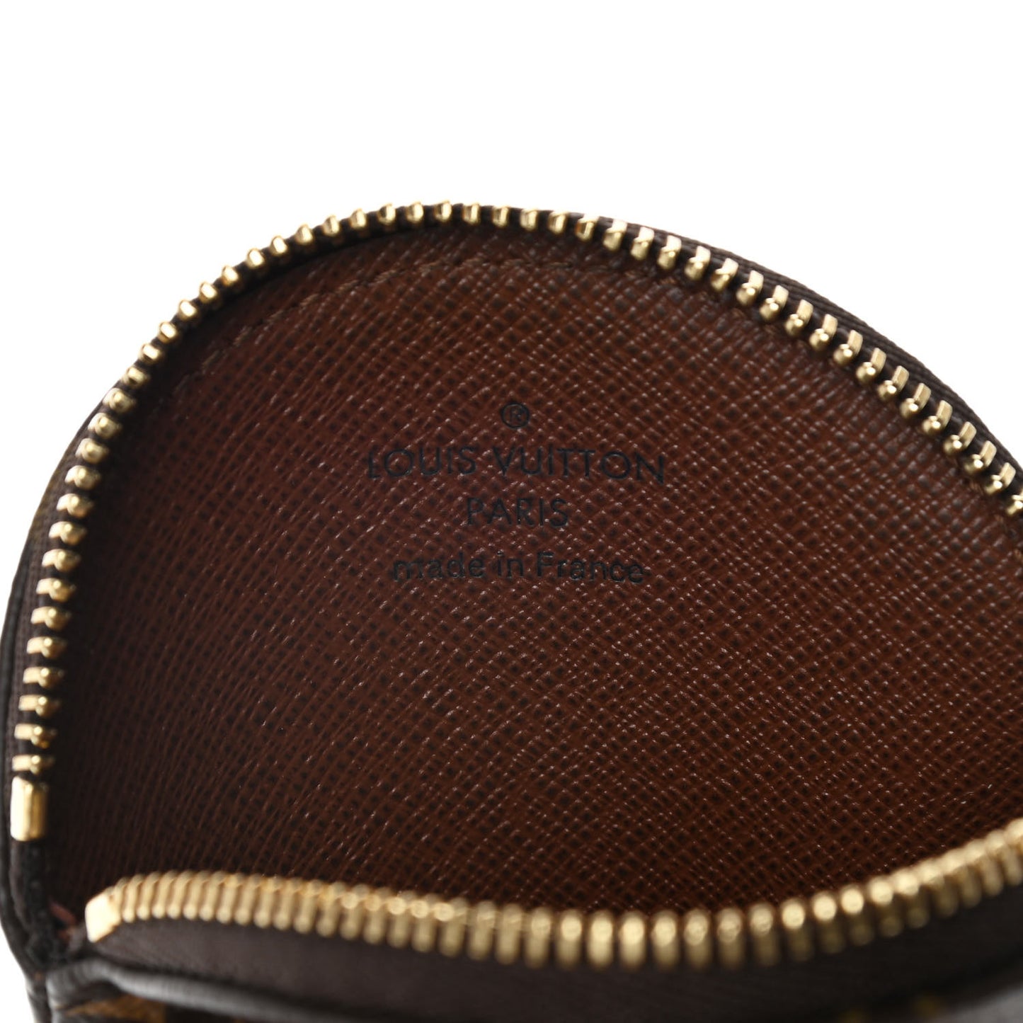 Monogram Round Coin Purse