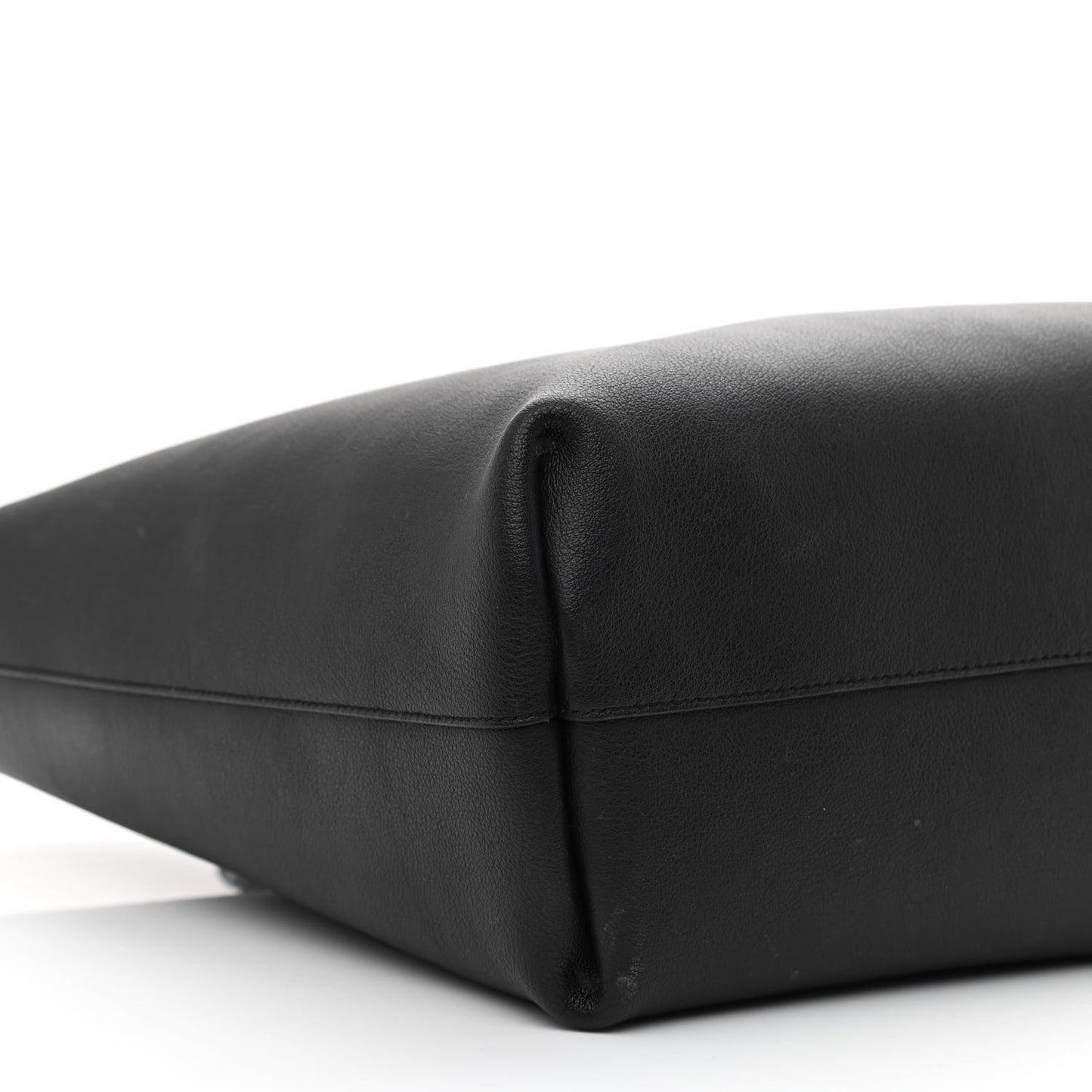 Calfskin Large Shopping Tote Black
