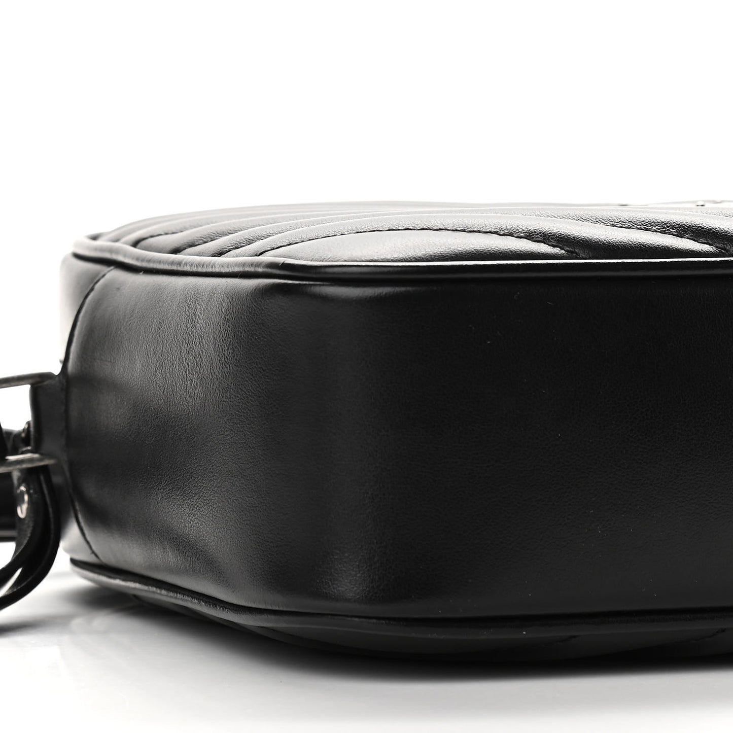 Calfskin Matelasse Monogram Lou Camera Bag Black