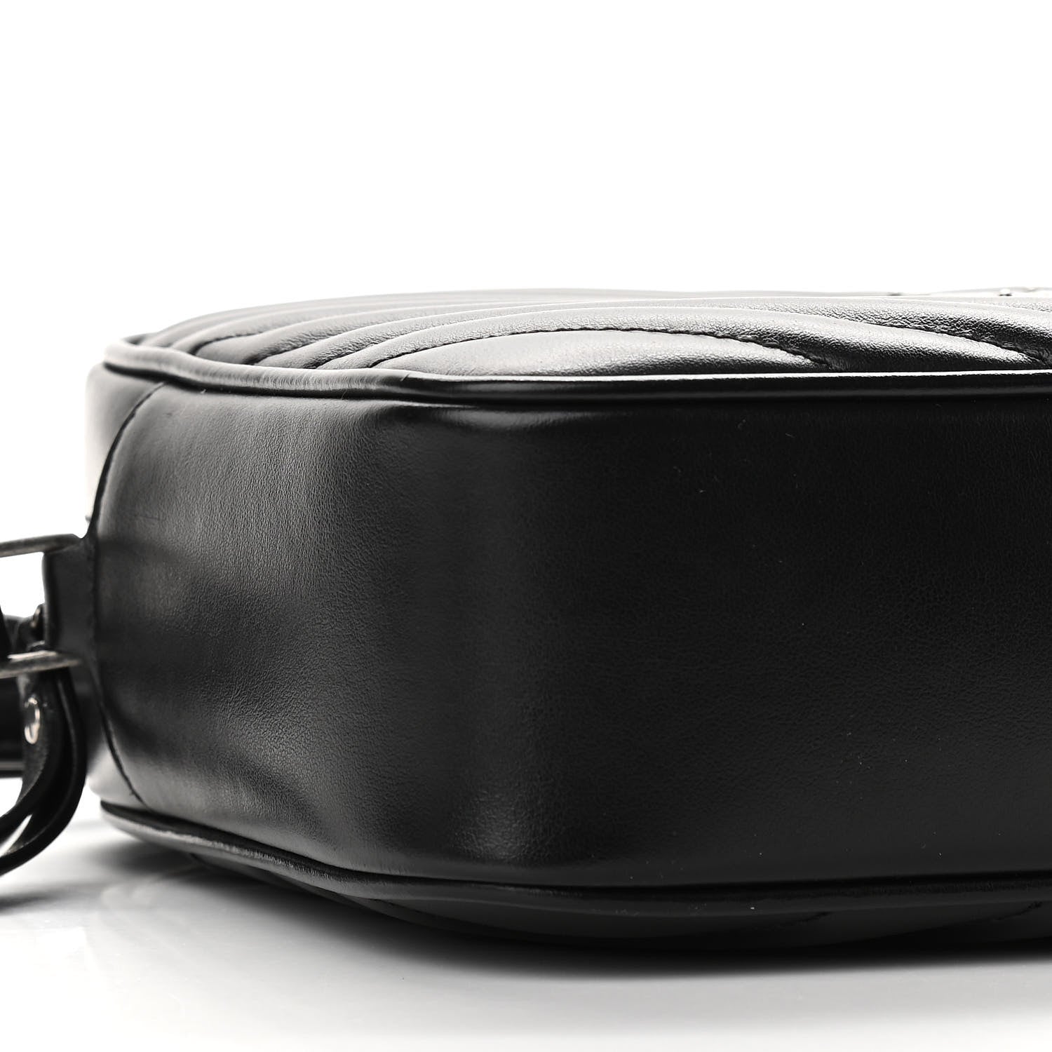 Saint Laurent Calfskin Matelasse Monogram Lou Camera Bag Black 8 of 11