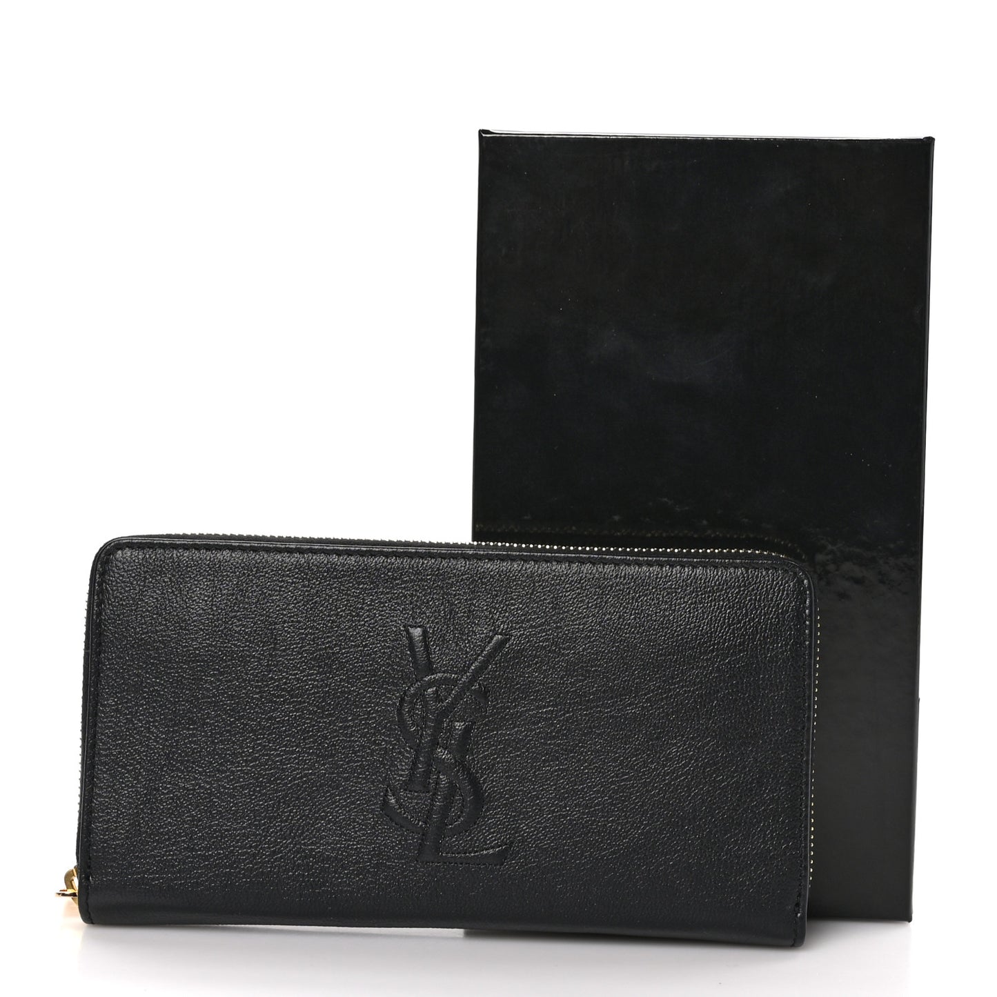 Chevre Belle De Jour Zip Around Wallet Black