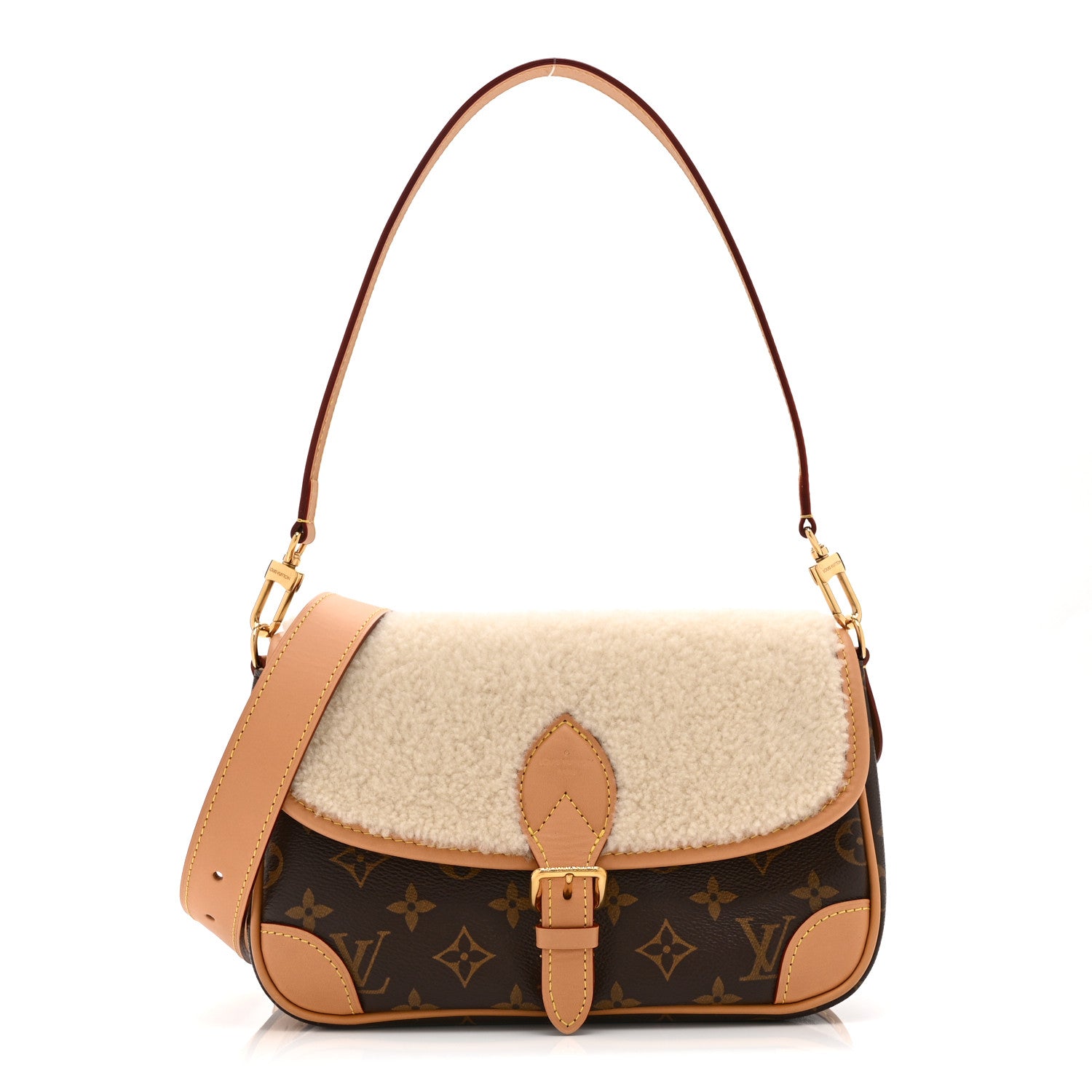 Louis Vuitton Monogram Shearling Diane NM 1 of 9