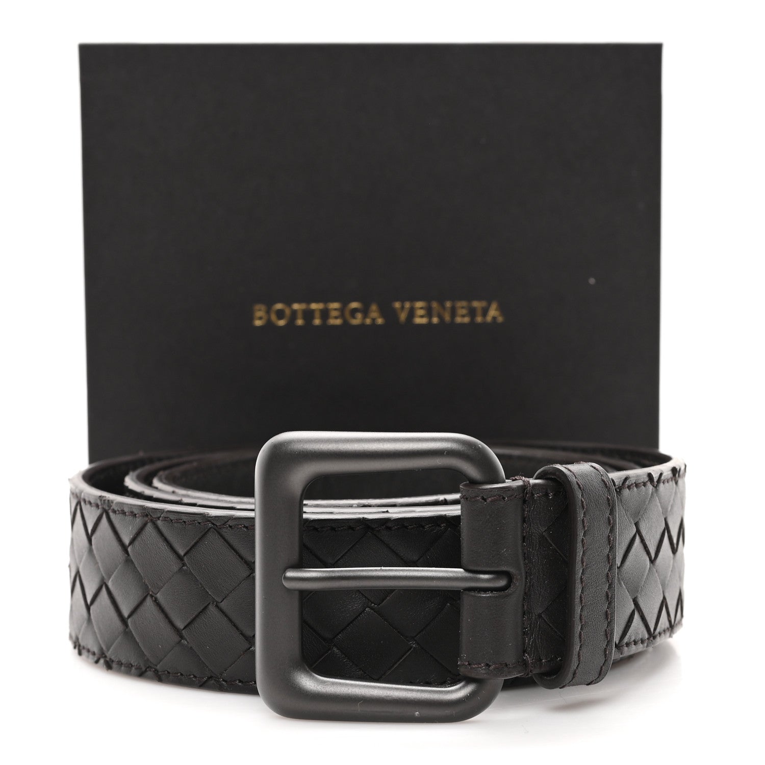 Bottega Veneta Nappa Intrecciato Belt 95 38 Espresso 5 of 5