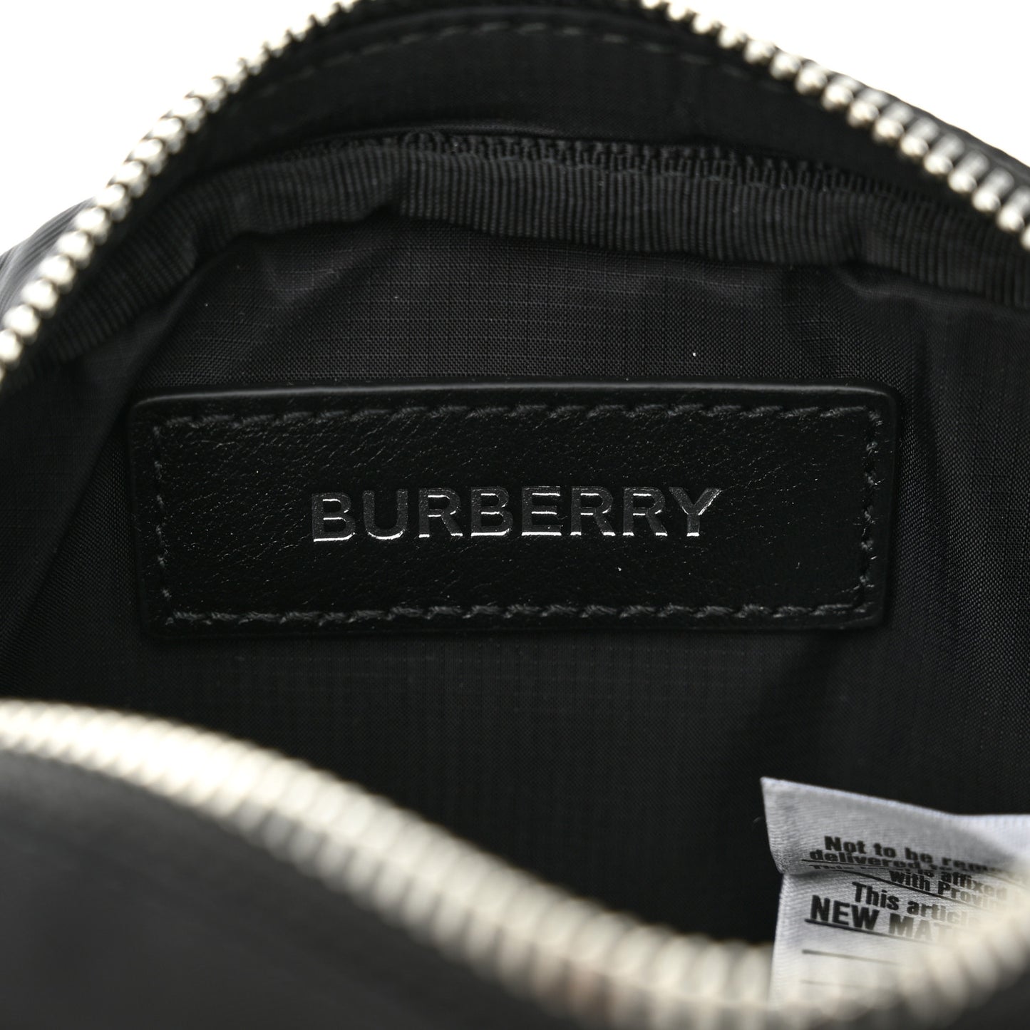 Econyl Logo Print Small Cannon Bum Bag Black