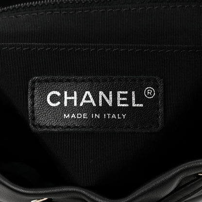 Chanel Calfskin Chevron Quilted Small Urban Spirit Backpack Black 6 of 10