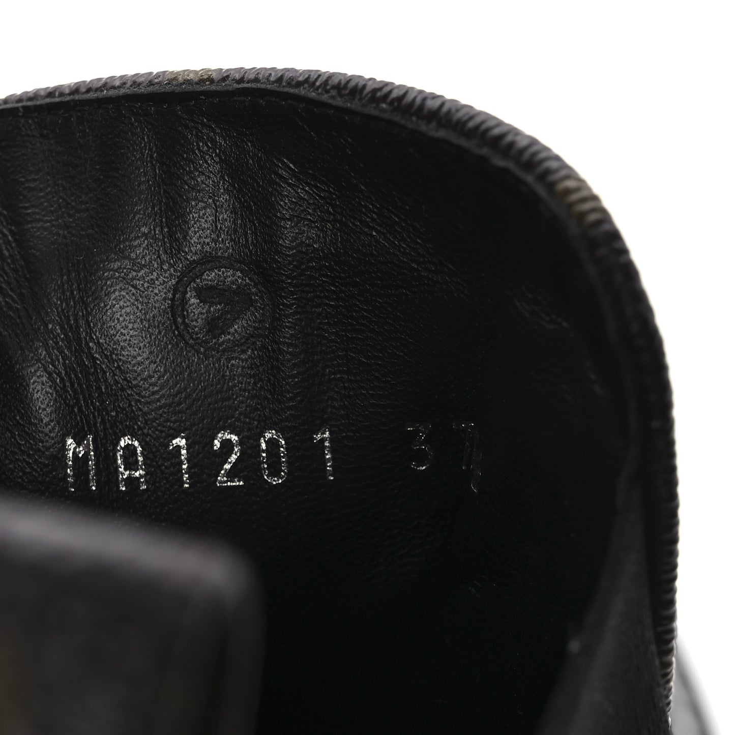 Patent Monogram LV Beaubourg Ankle Boots 37.5 Black