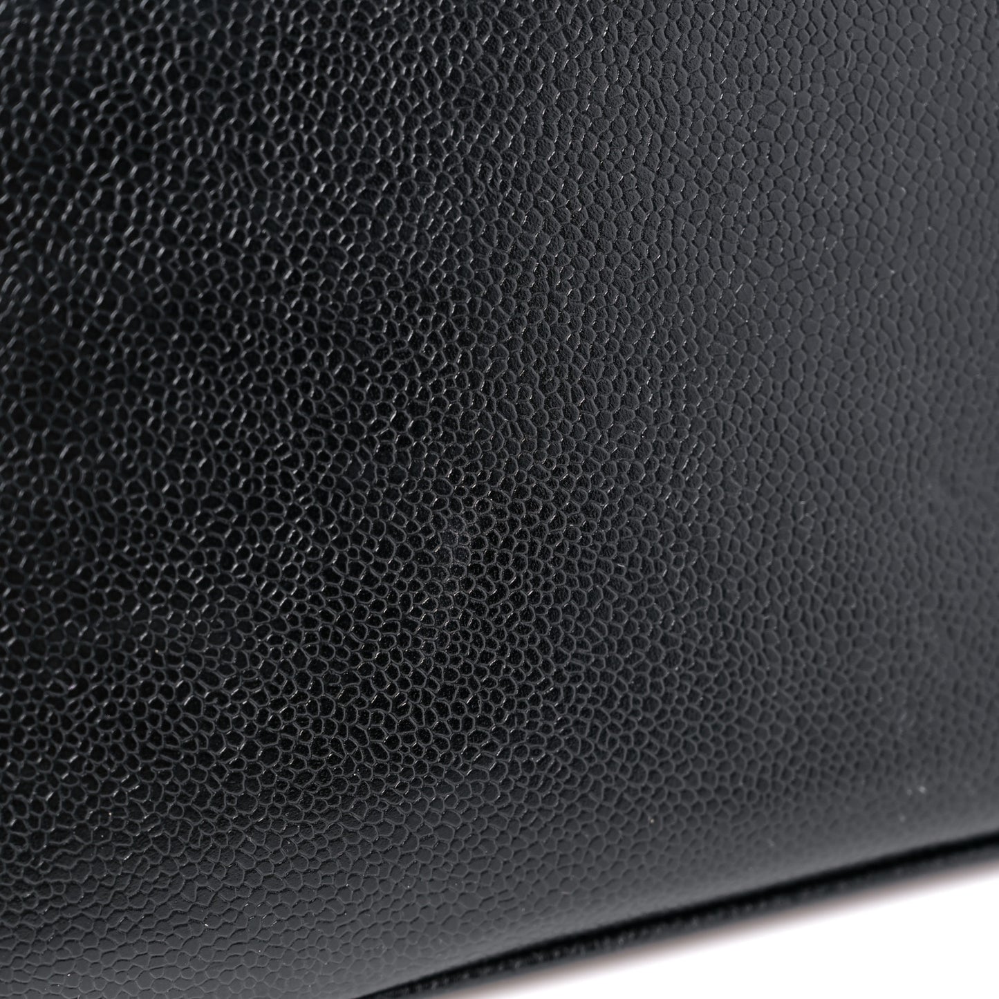 Caviar Quilted Medallion Tote Black