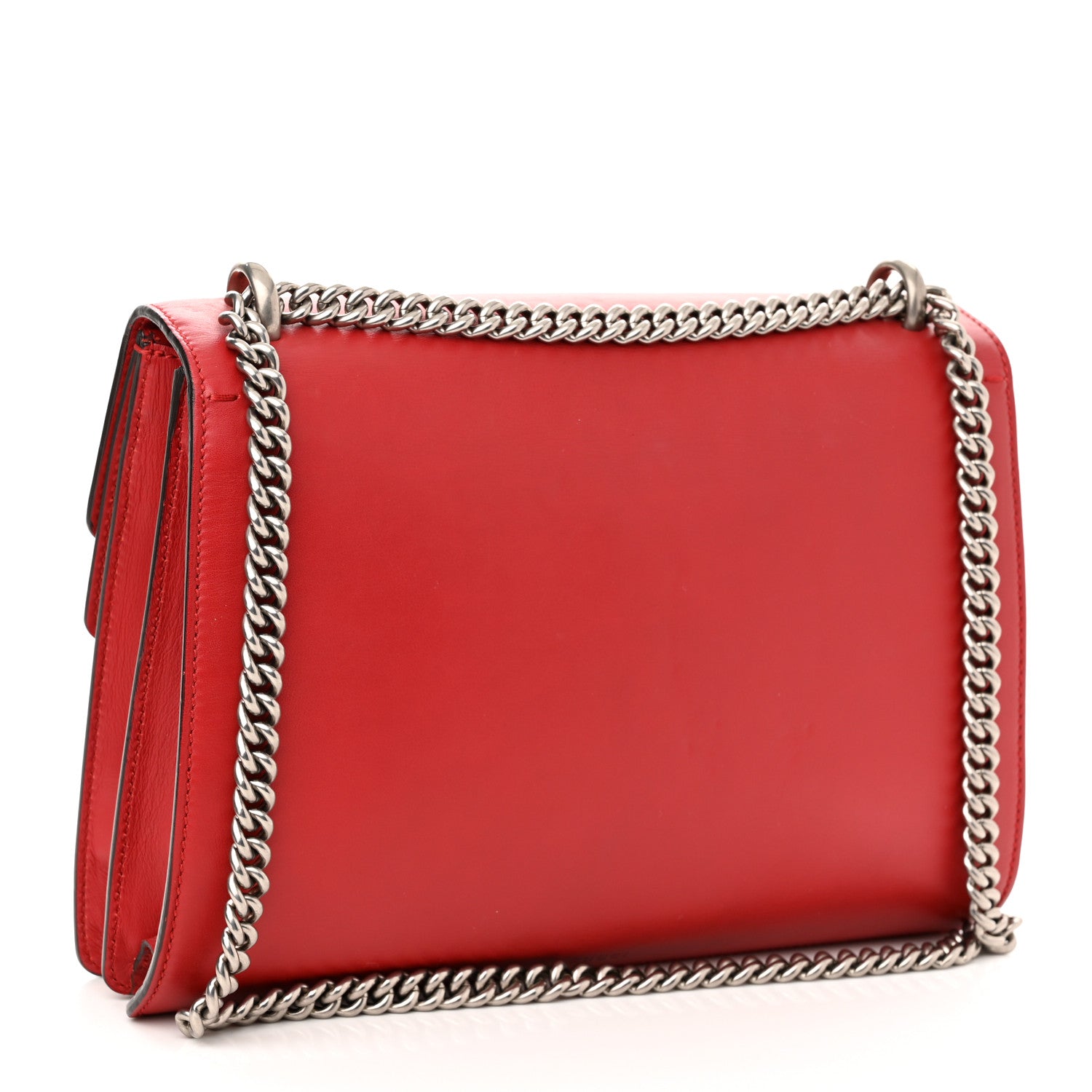 Gucci Calfskin Medium Dionysus Shoulder Bag Hibiscus Red 3 of 15