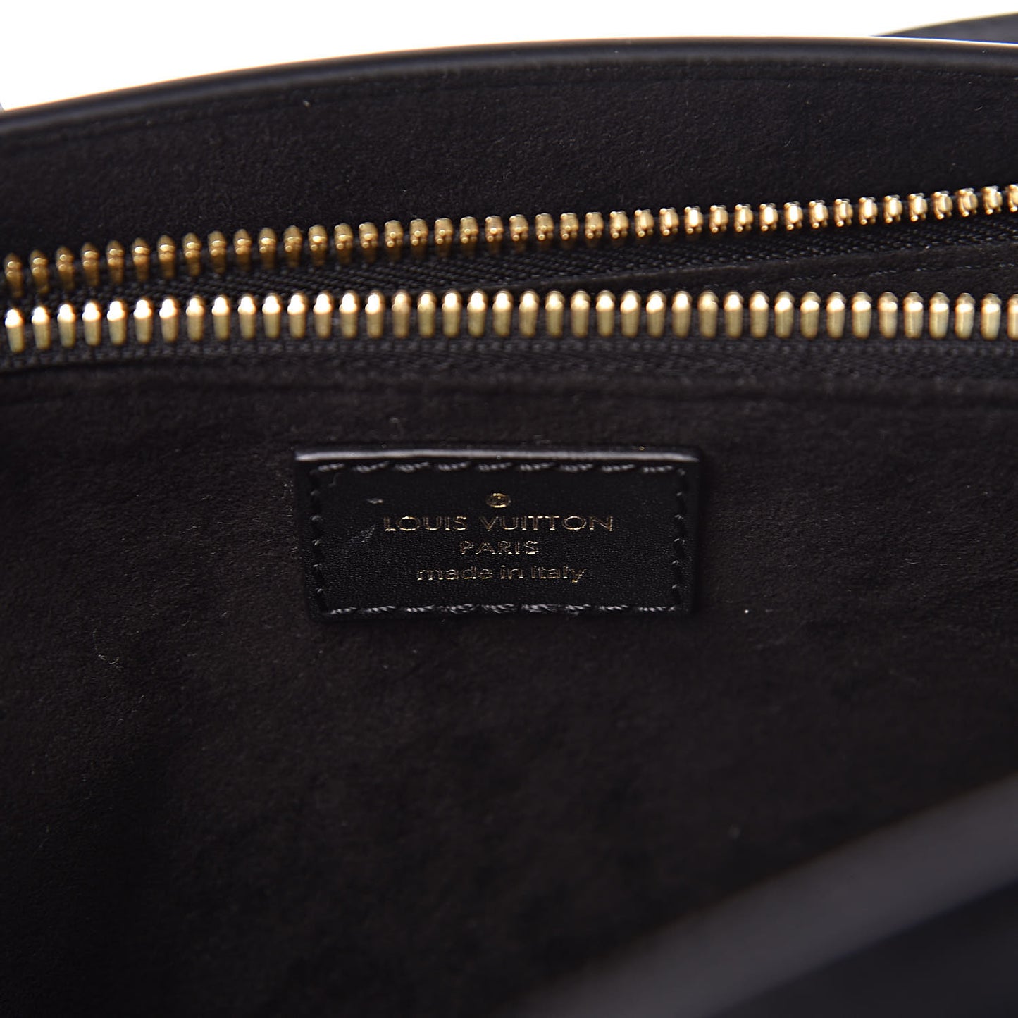 Monogram Cuir Plume Very Open Tote BB Black
