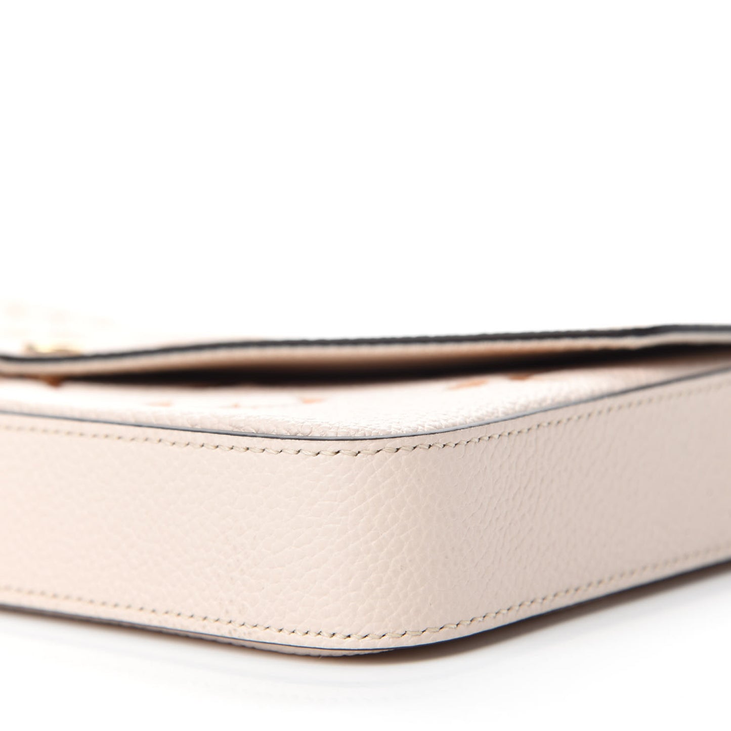 Empreinte Monogram Giant By The Pool Felicie Pochette Chain Wallet Cream Saffron