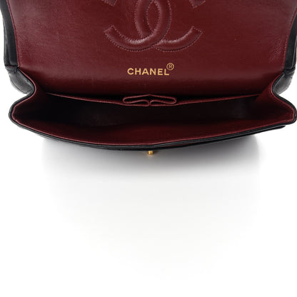 Chanel Lambskin Quilted Medium Double Flap Black 5 of 14