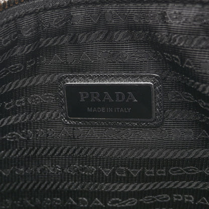 Prada Re-Nylon Saffiano Pocket Zippered Shoulder Bag Black 5 of 9