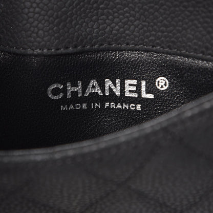 Chanel Iridescent Caviar Quilted Daily Zip Crossbody Bag Black 7 of 9