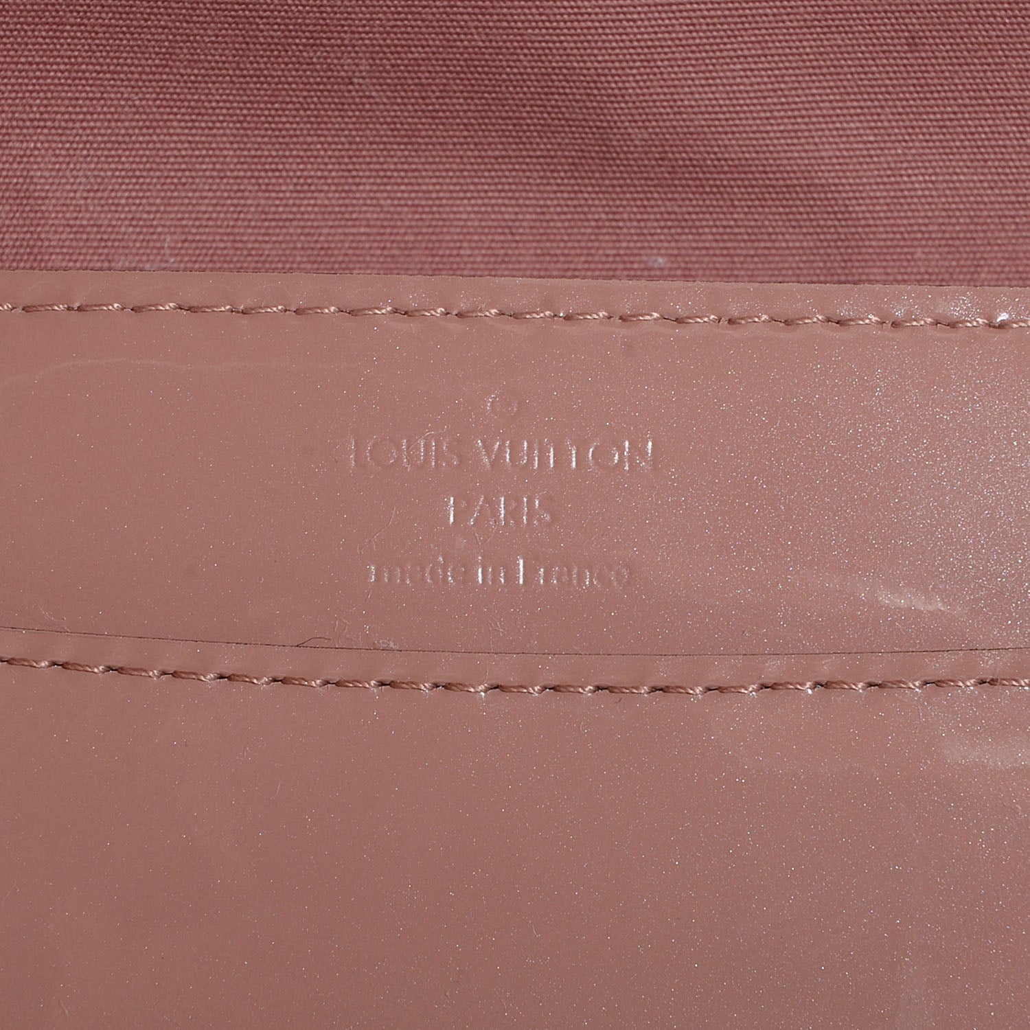 Louis Vuitton Vernis New Sobe Clutch Rose Velours 7 of 7