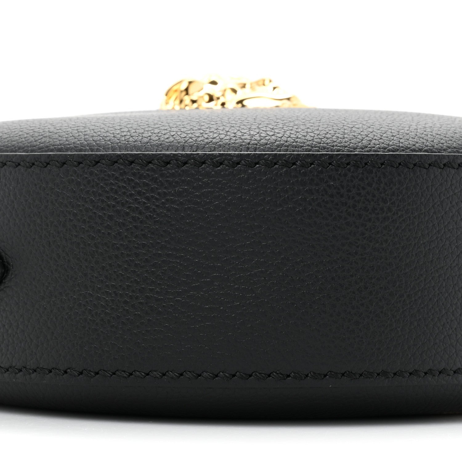 Versace Calfskin La Medusa Round Camera Bag Black 8 of 8