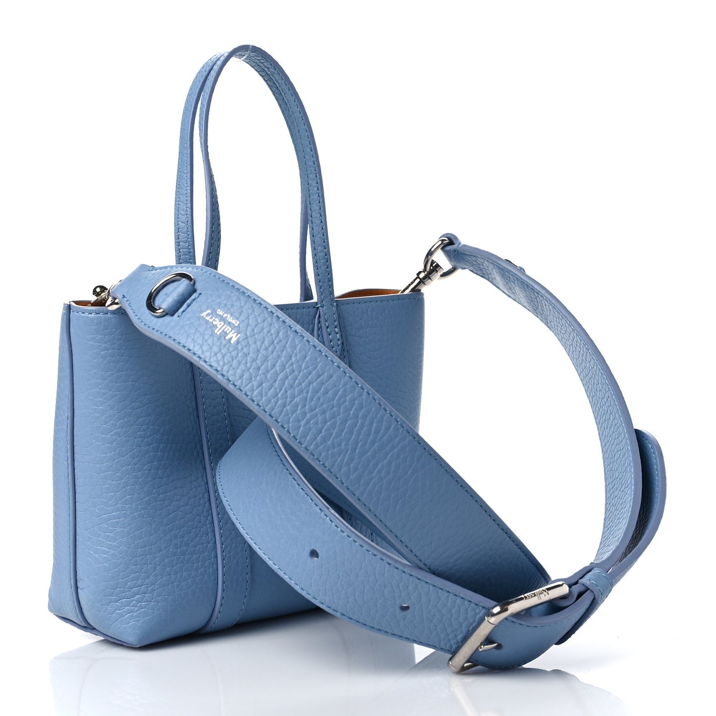 Heavy Grain Mini Bayswater Tote Pale Slate