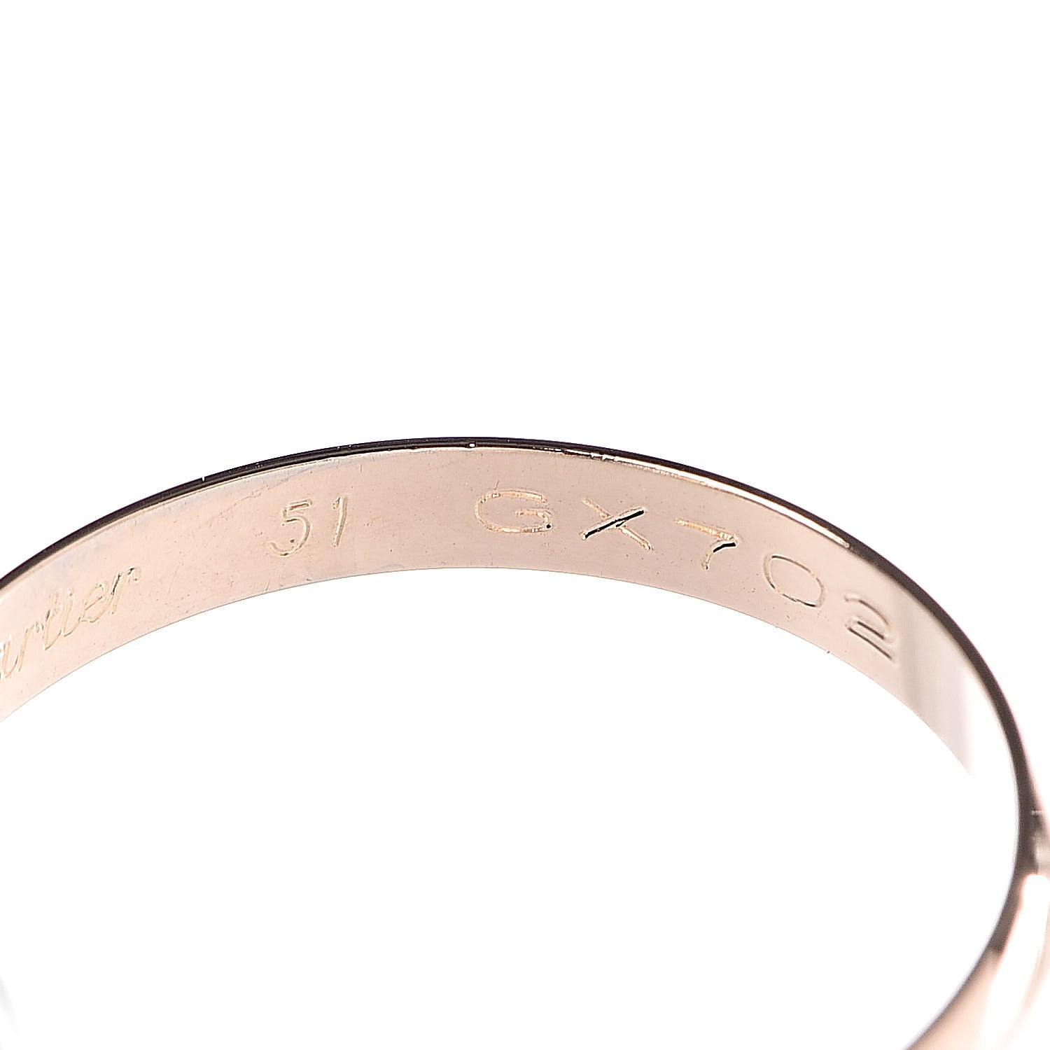Cartier 18K Pink Yellow White Gold Small Trinity Ring 51 5.75 6 of 6
