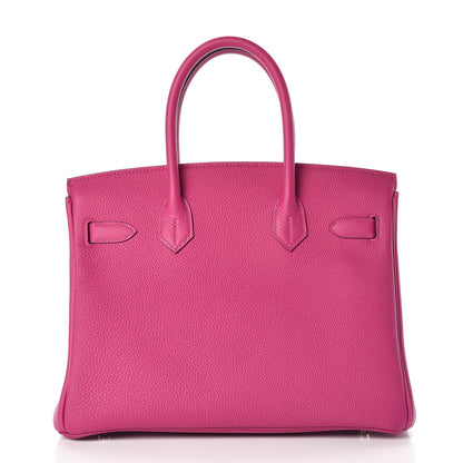 Hermes Togo Birkin 30 Rose Pourpre 4 of 32