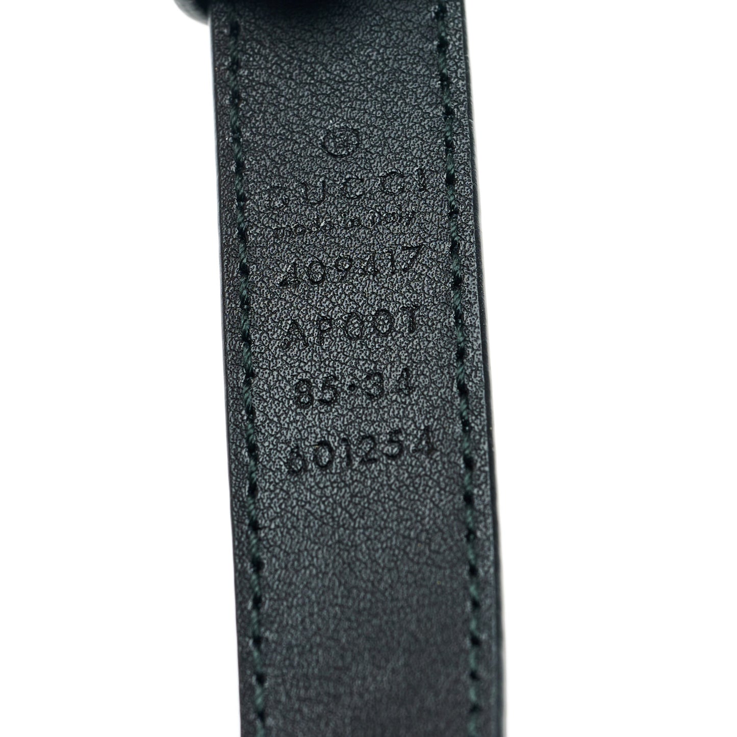 Calfskin Double G 20mm Belt 85 34 Black