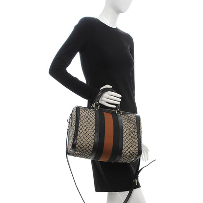 Gucci Diamante Vintage Web Medium Boston Black 3 of 15
