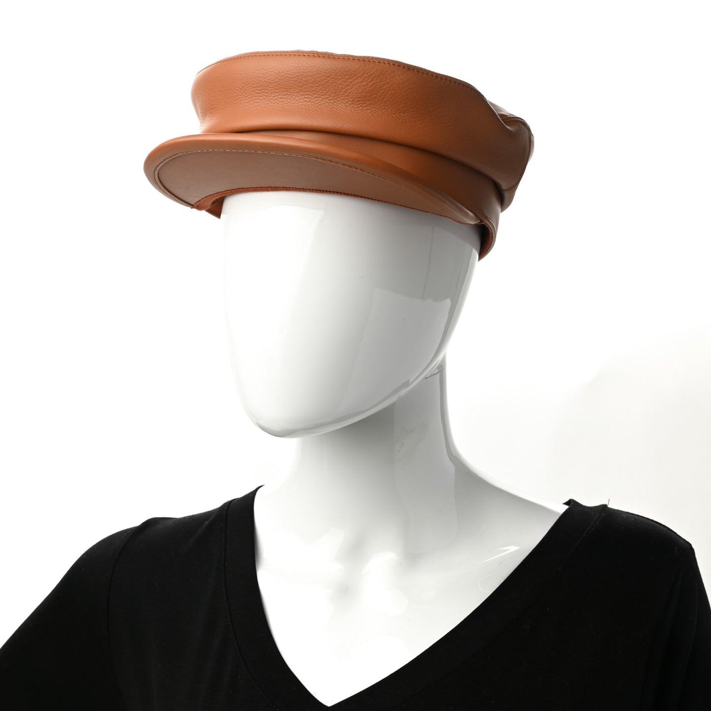 Calfskin Newton Eddie Cap 57 Gold