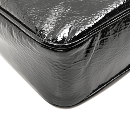 Prada Patent Naplak Re-Edition Mini Shoulder Bag Black 9 of 10