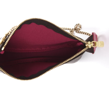 Louis Vuitton Monogram 2020 Christmas Animation Roller Coaster Mini Pochette Accessories Pivoine 5 of 10