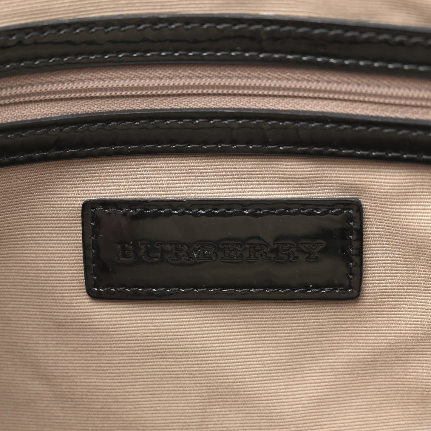 Metallic Calfskin Nova Check Small Nickie Tote Black