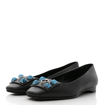 Hermes Calfskin Danseuse Ballerina Flats 36.5 Black 3 of 9