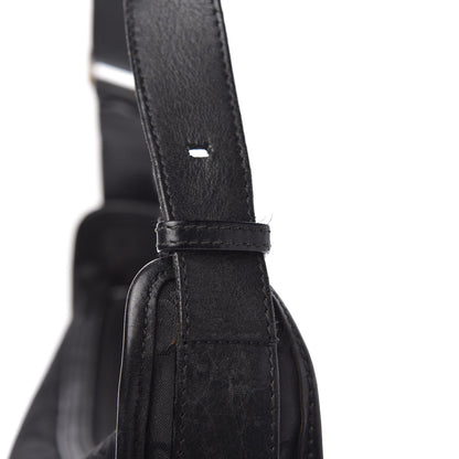 Gucci Nylon Monogram Shoulder Bag Black 12 of 13