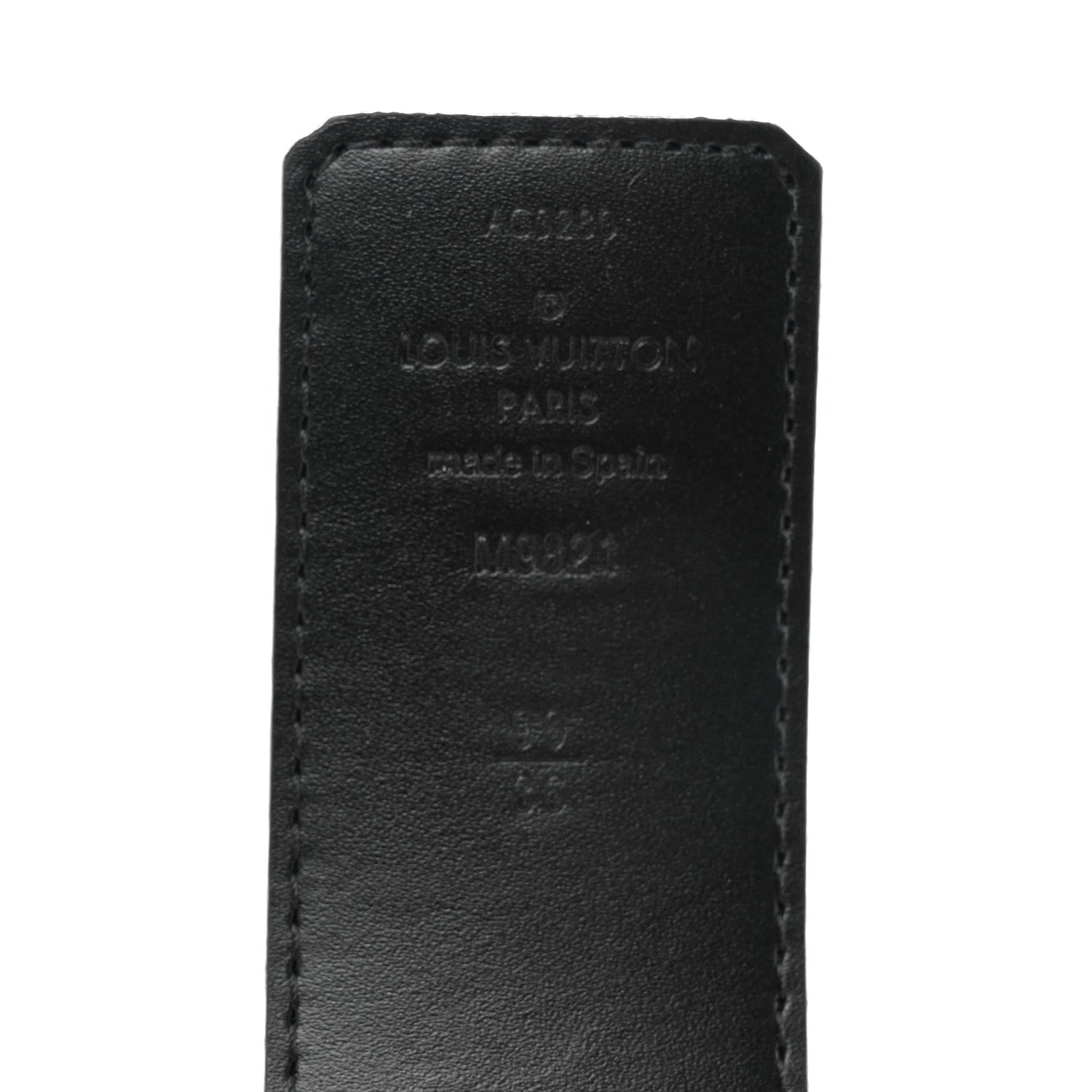 Louis Vuitton Calfskin Monogram 40mm LV Initiales Reversible Belt 90 36 Black 3 of 5