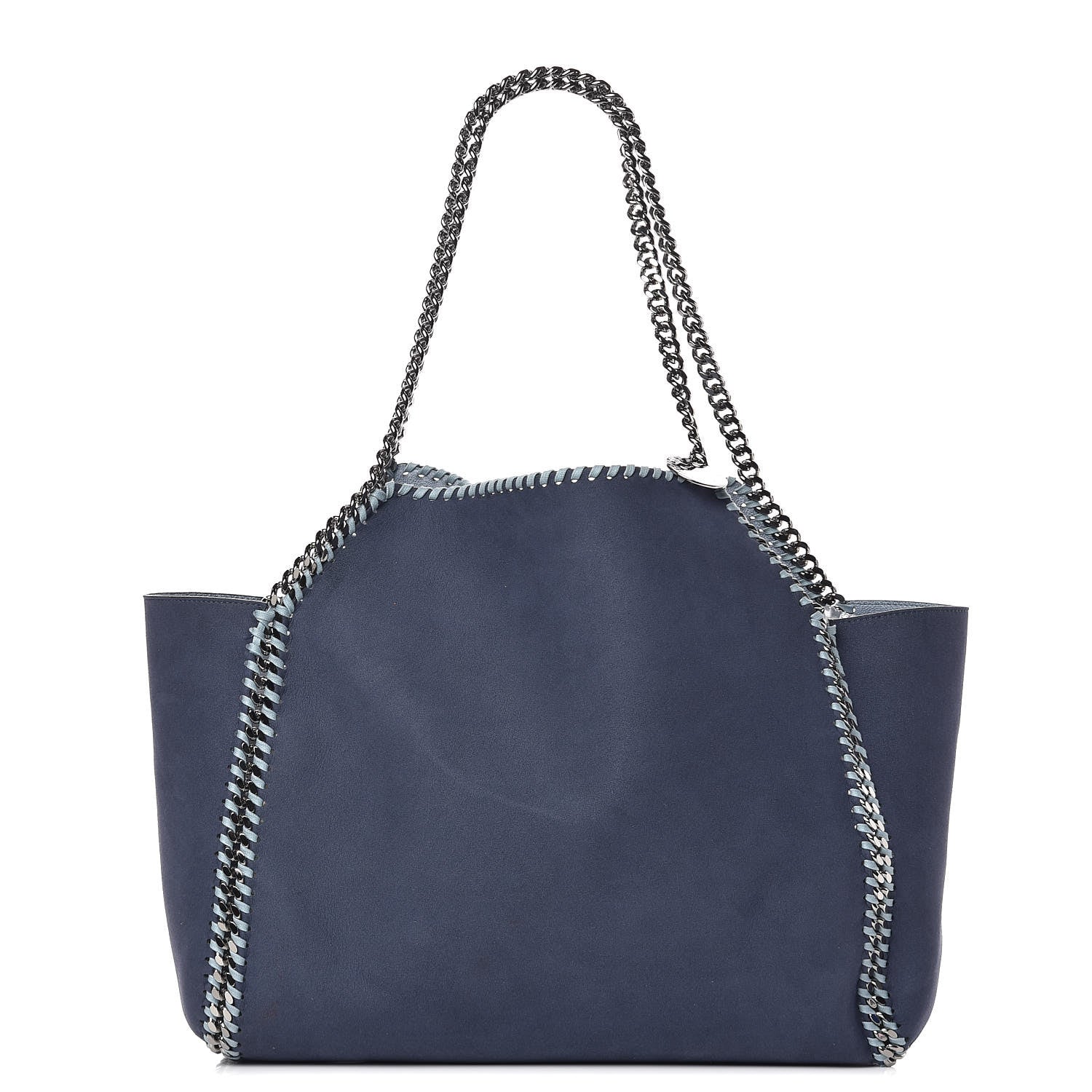 Stella McCartney Shaggy Deer Falabella Reversible Tote Blue 3 of 18