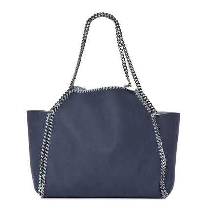 Stella McCartney Shaggy Deer Falabella Reversible Tote Blue 3 of 18