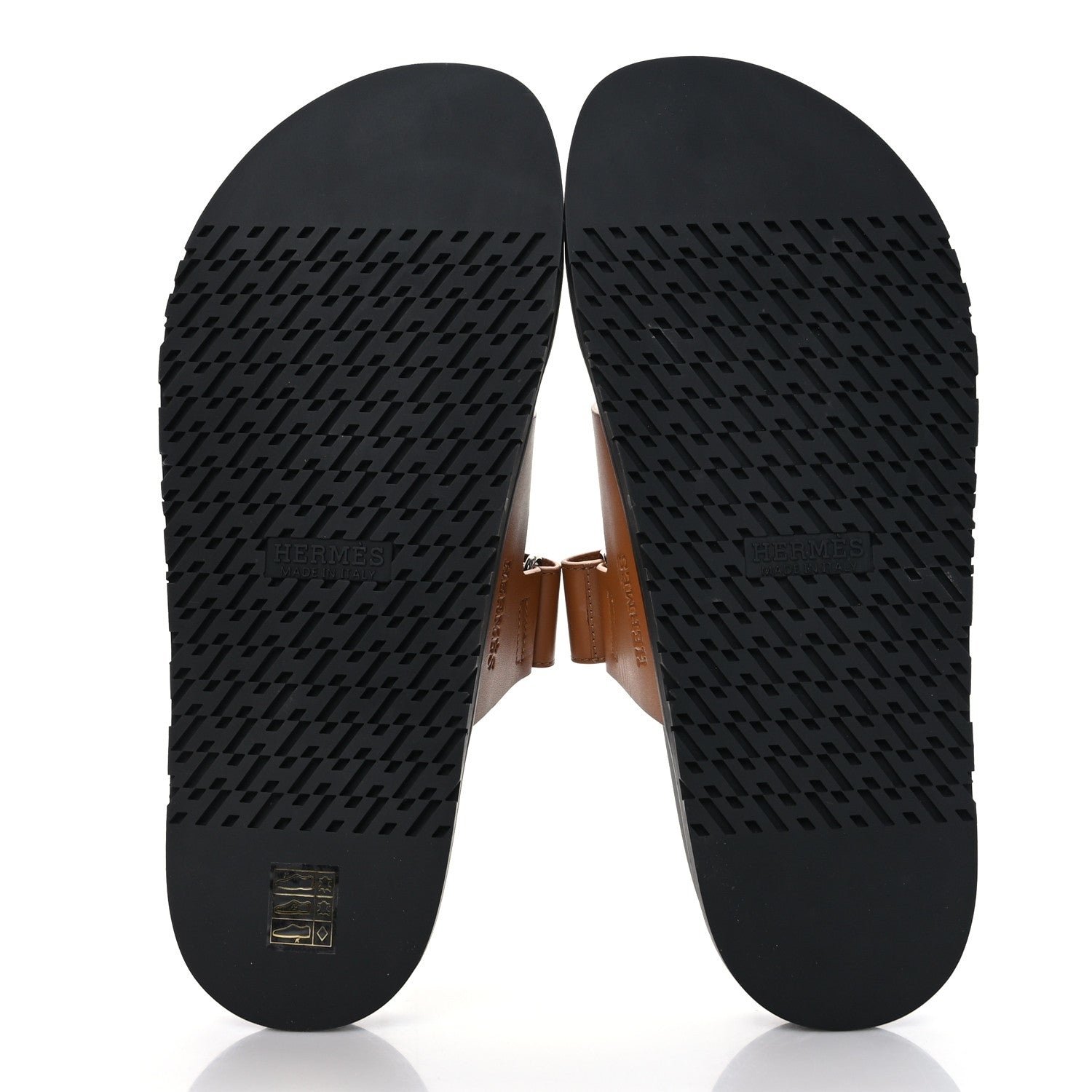 Hermes Calfskin Mens Chypre Sandals 42.5 Naturel 5 of 9