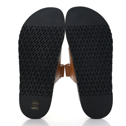 Hermes Calfskin Mens Chypre Sandals 42.5 Naturel 5 of 9