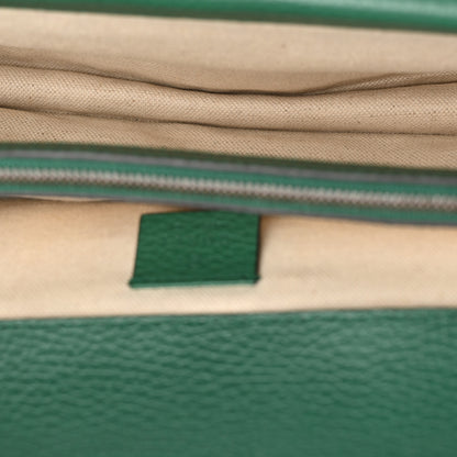 Gucci Pebbled Calfskin Small Dionysus Shoulder Bag Emerald 5 of 10
