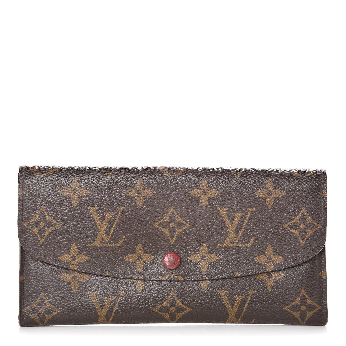 Monogram Emilie Wallet Red